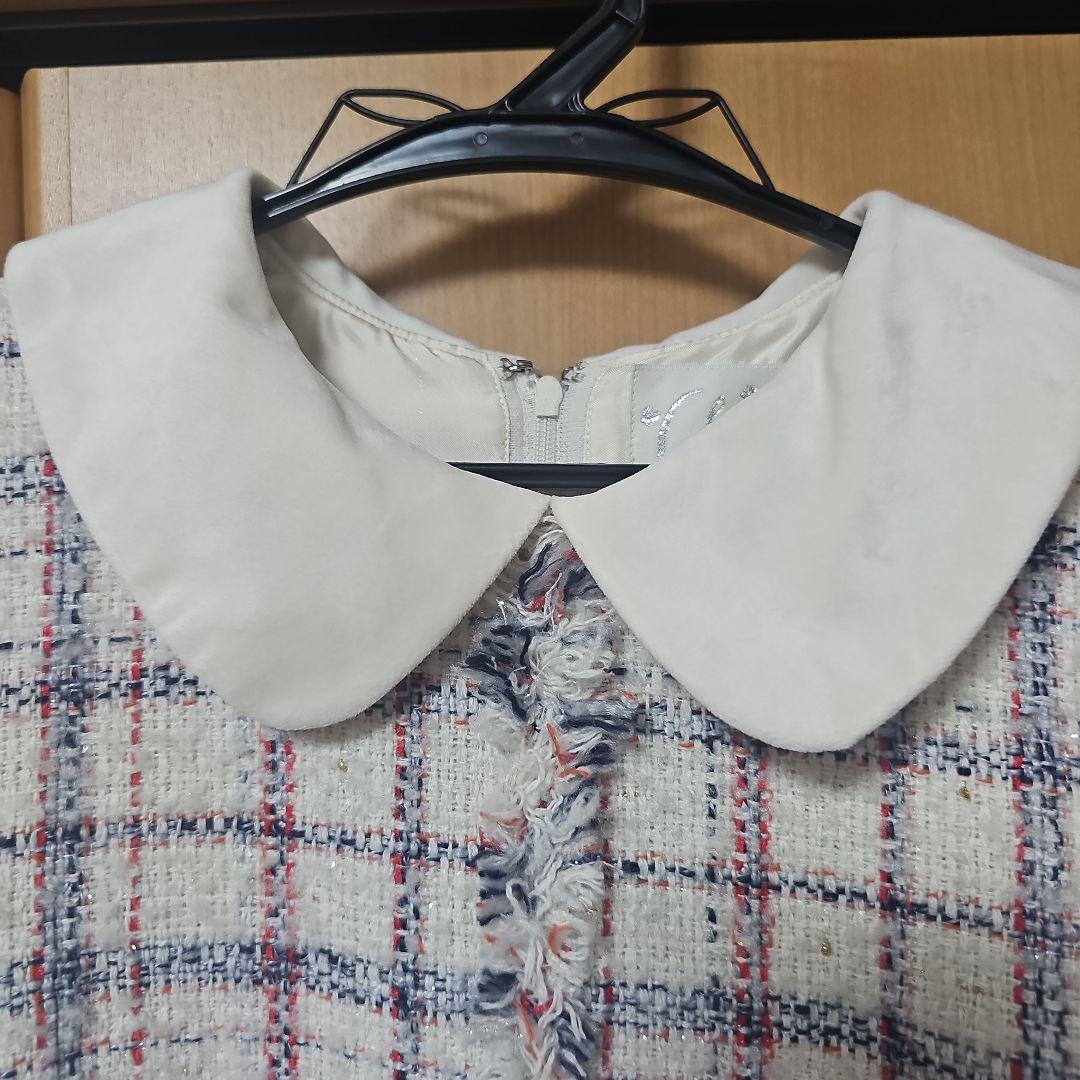 チェスティ　ツイードチェック柄ワンピース