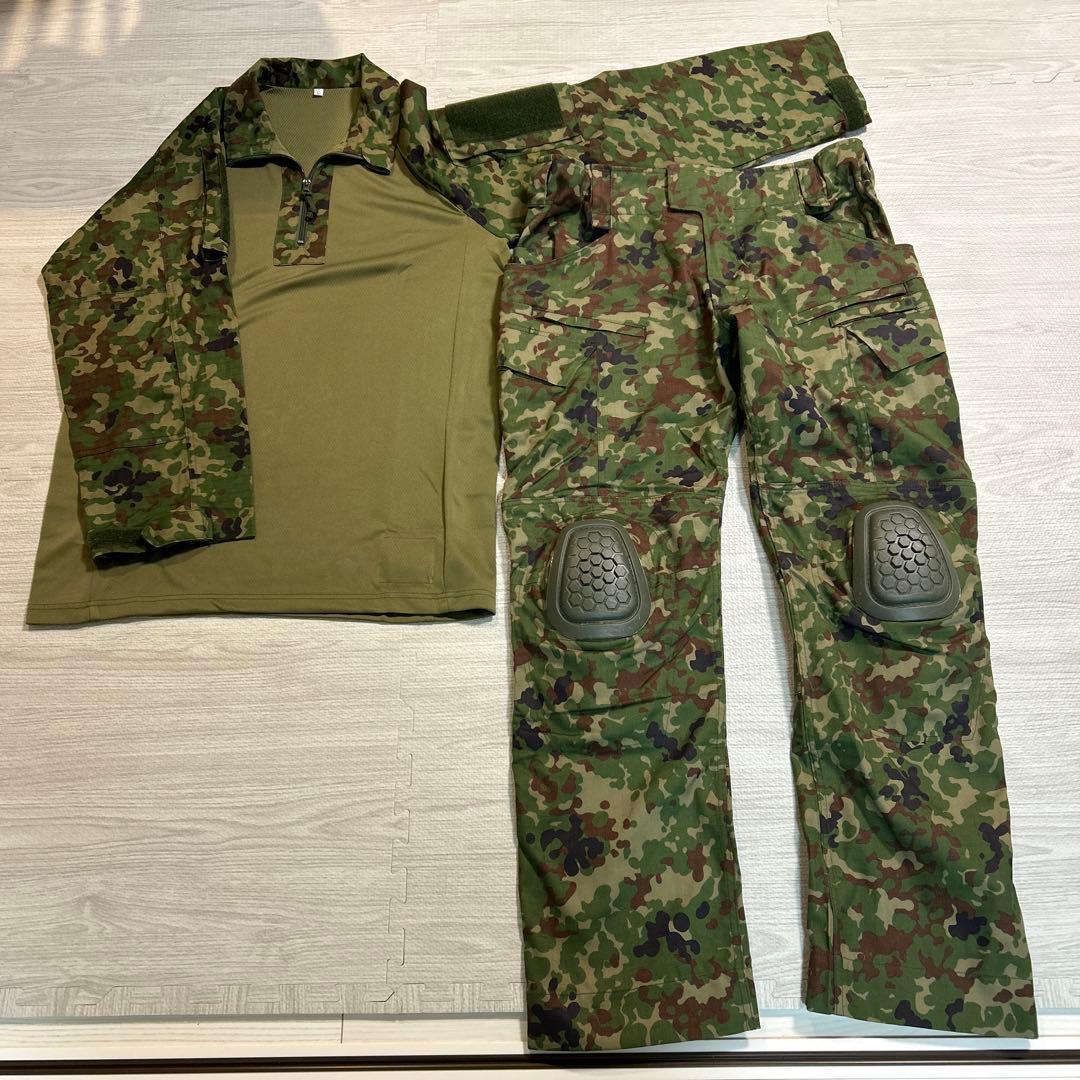 陸自迷彩　戦闘服　コンバットシャツ3型　MAXTACSコンバットパンツG4