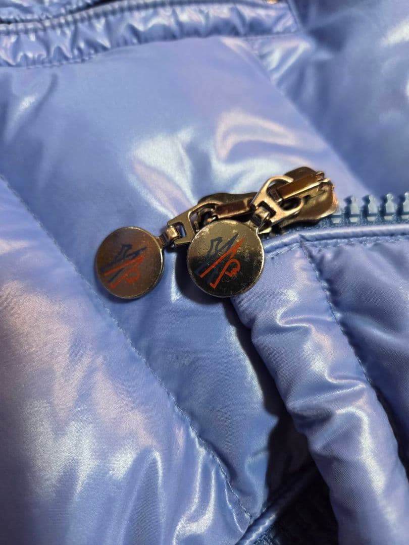 美品　MONCLER MAYA ダウン 0　モンクレールマヤ　ブルー