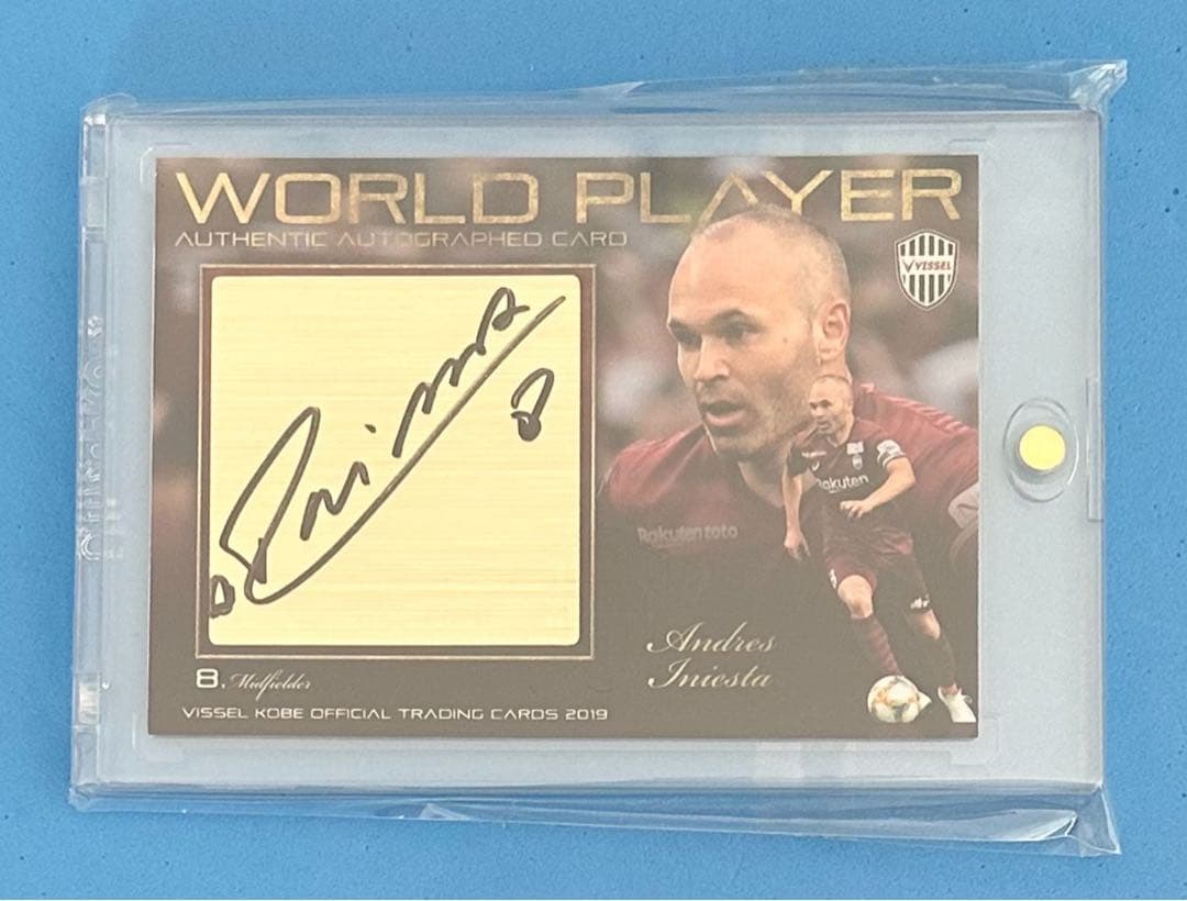 『マグホ発送』2019 ヴィッセル神戸 直筆サインカード アンドレス イニエスタ