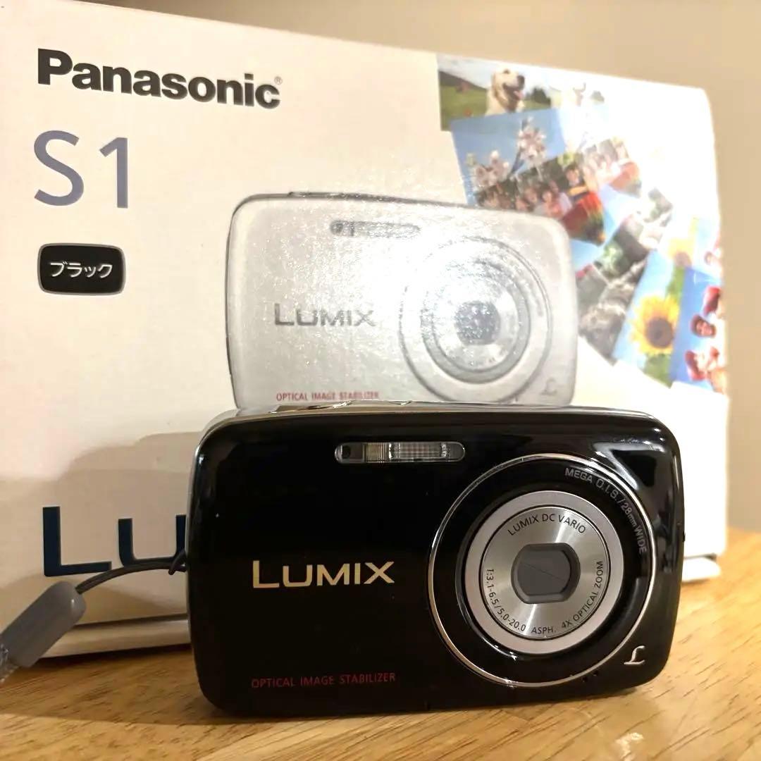 Panasonic LUMIX DMC-S1 ブラック コンデジ　箱付き