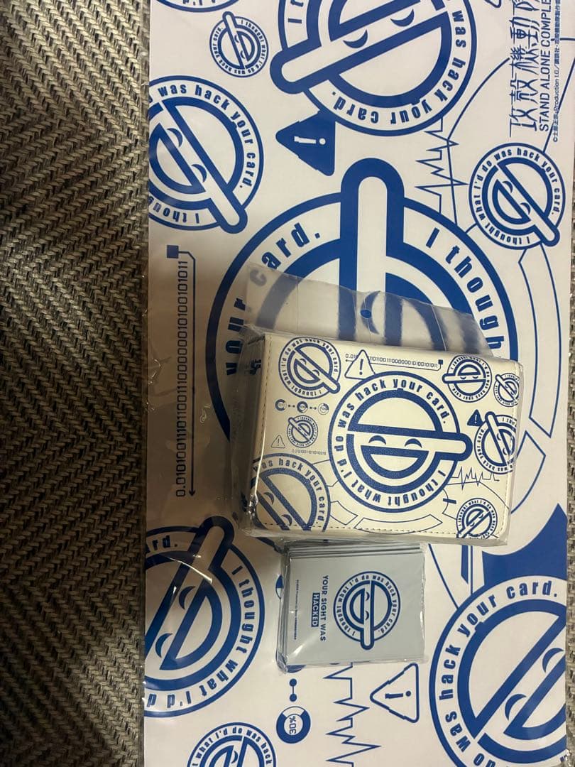 トレカアイテムくじ 攻殻機動隊 笑い男 A賞 ファイナルドロー スリーブ