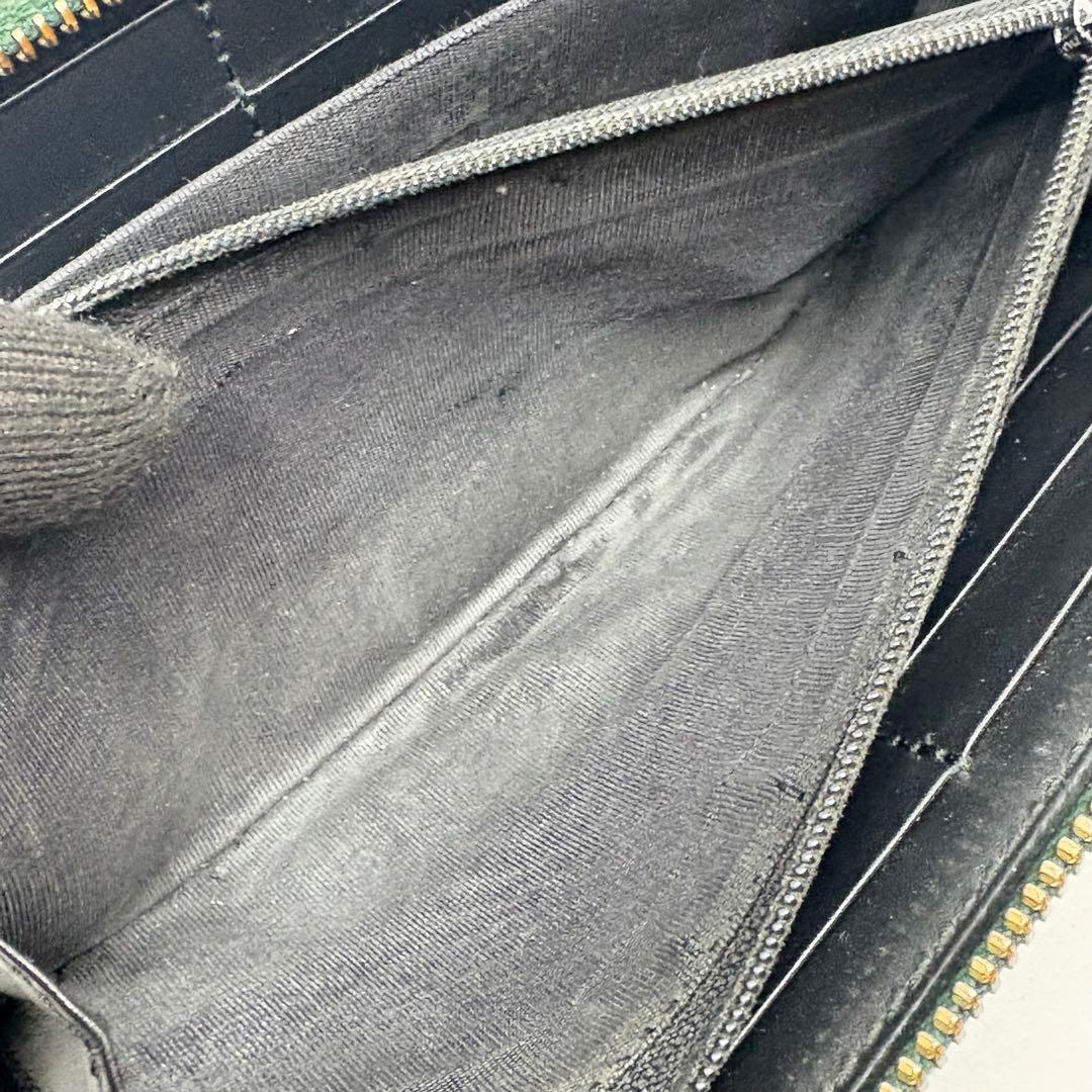 GUCCI グッチ　長財布　ラウンドファスナー　GG アニマリエ　ビー