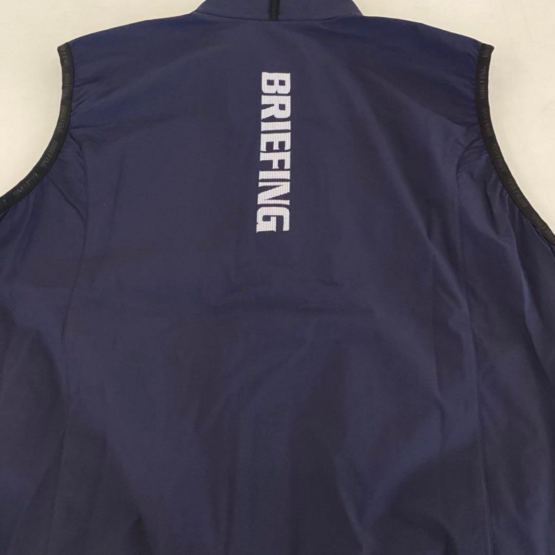 新品　BRIEFING POCKETABLE WIND VEST ネイビーM