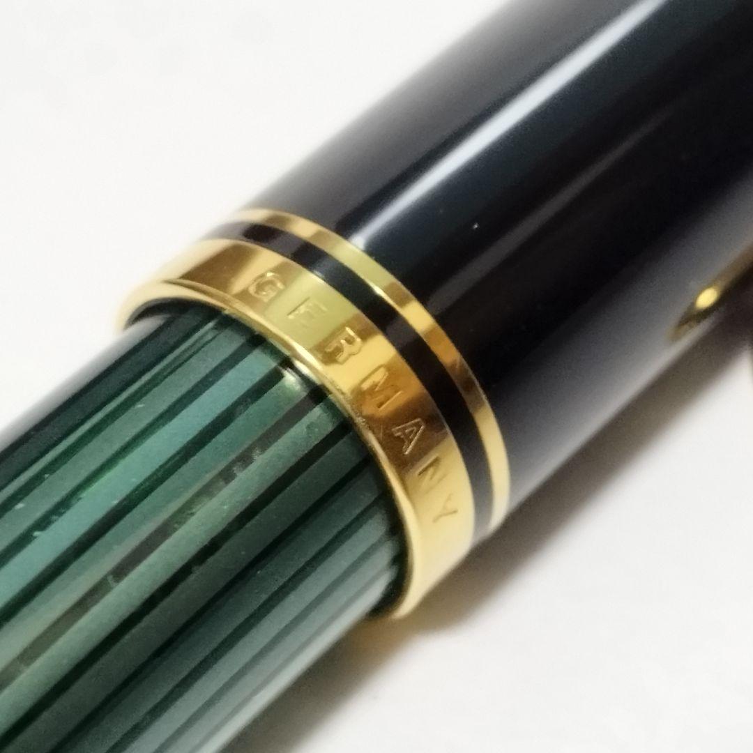 ペリカン スーベレーン M400 グリーンストライプ　EFニブ