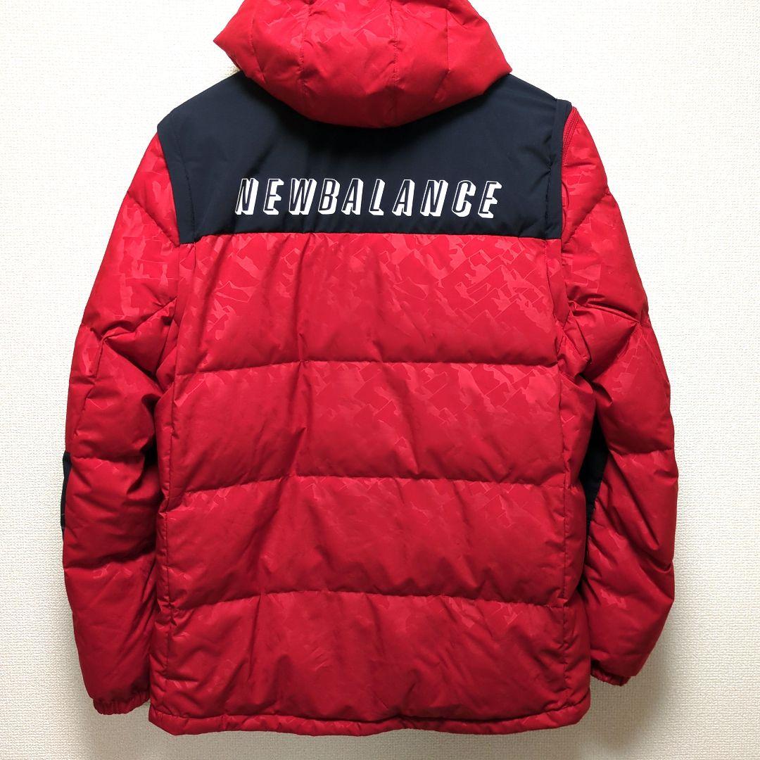 NEW BALANCE ニューバランス ダウンジャケット 4WAY 赤 L
