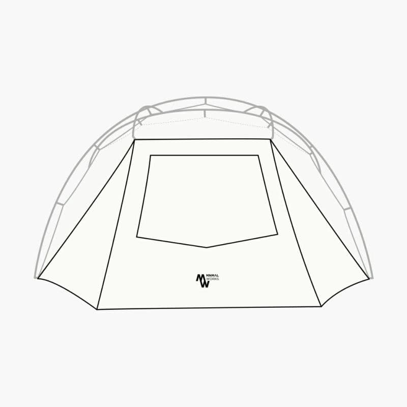 新品 ミニマルワークス グラマーシェルター ドアのみ　本体別売　アイボリー