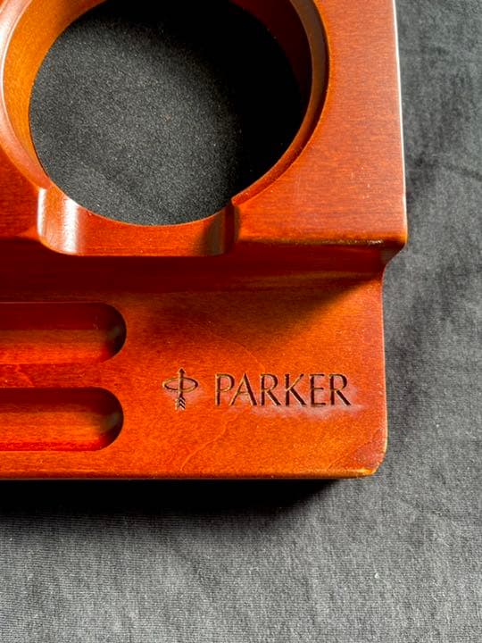 【極稀少】 パーカー 公式 非売品 天然木無垢 万年筆 ペントレイ Parker