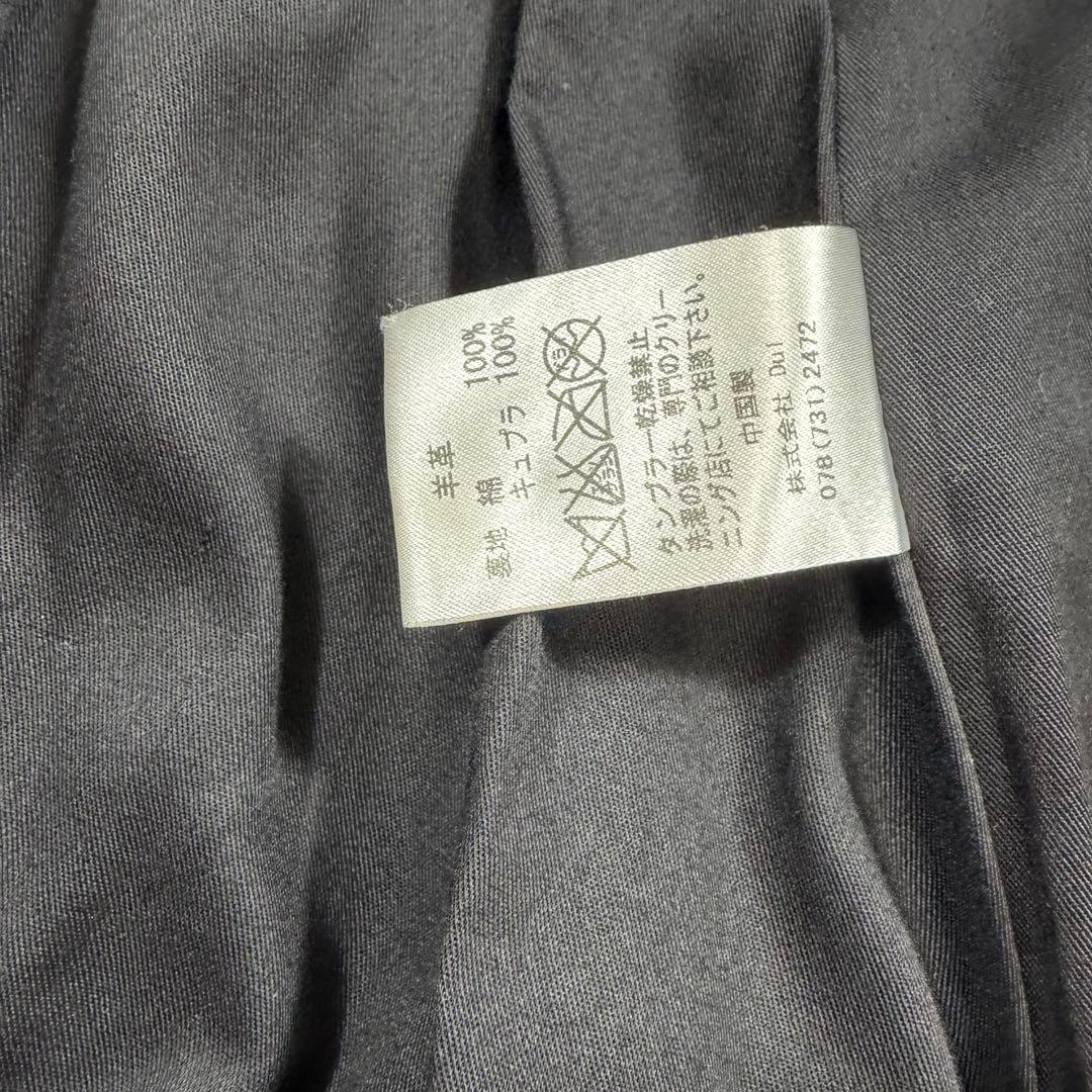 Dulcamara ドゥルカマラ ラムレザー バルーンブルゾン M 黒