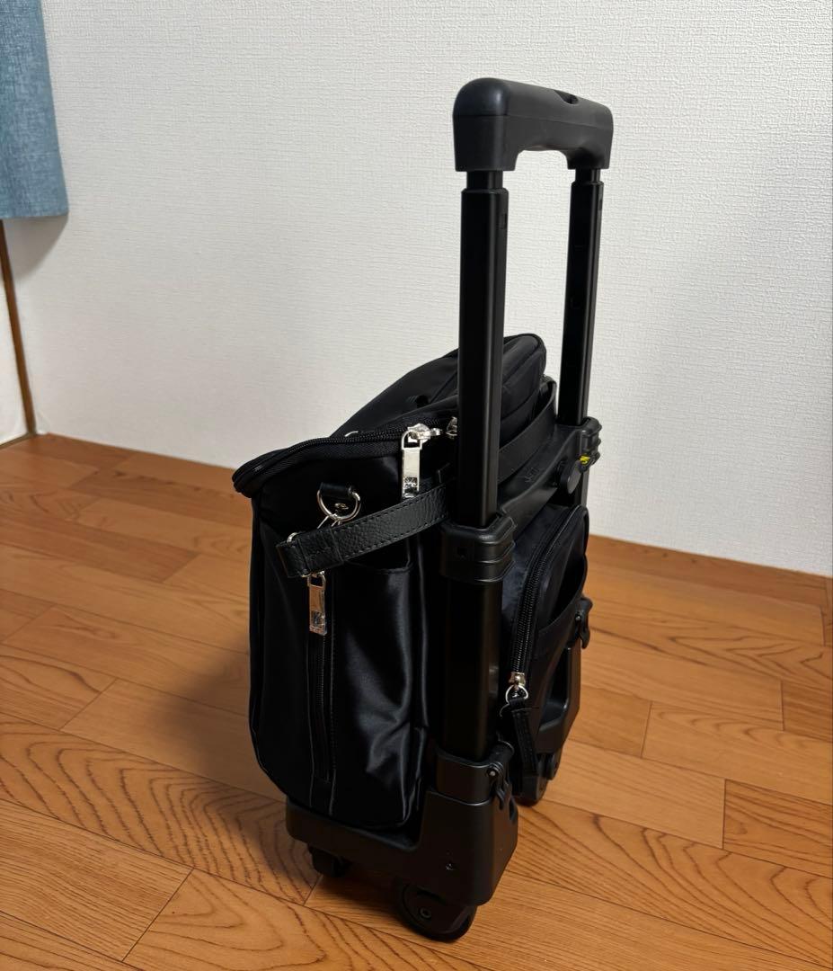 SWANY スワニー　キャリーバッグ　2WAY ネイビー