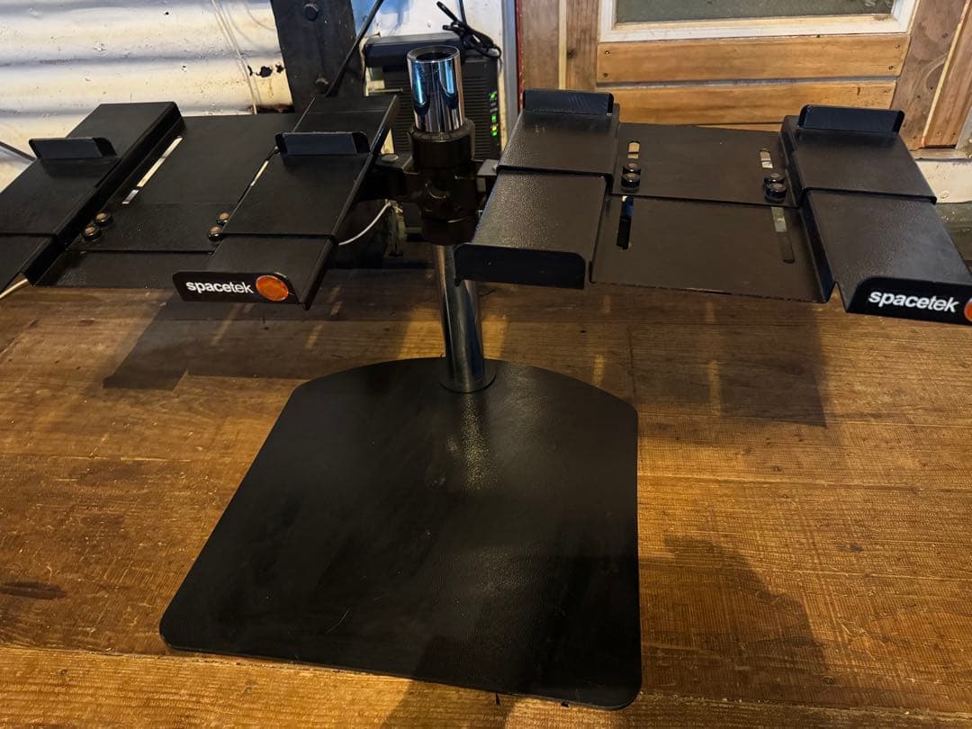 SPACETEK DJスタンド CDJ ダブルユニットST-UNV/W