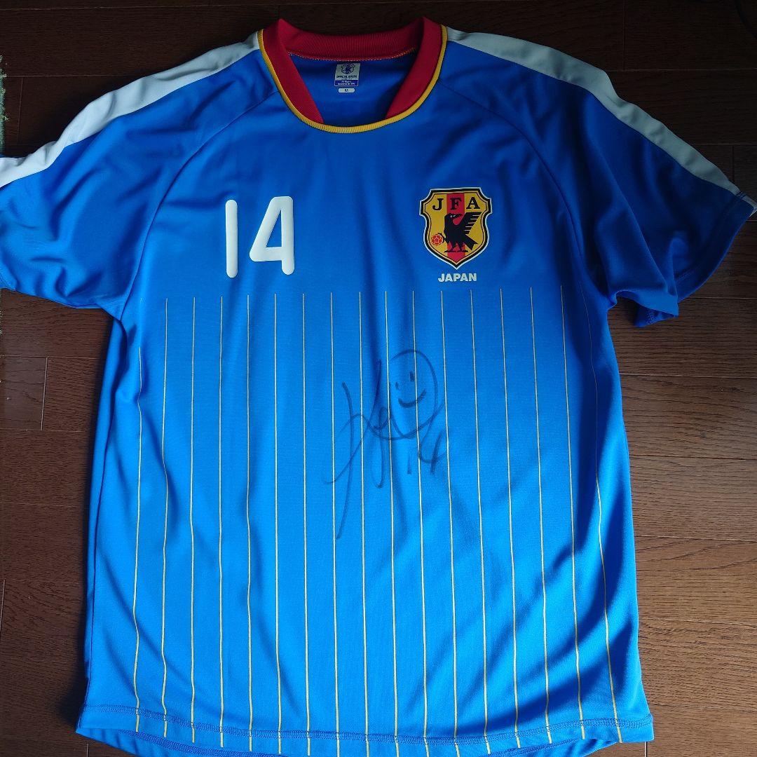 中村憲剛選手 日本代表ユニフォーム＆直筆サイン色紙