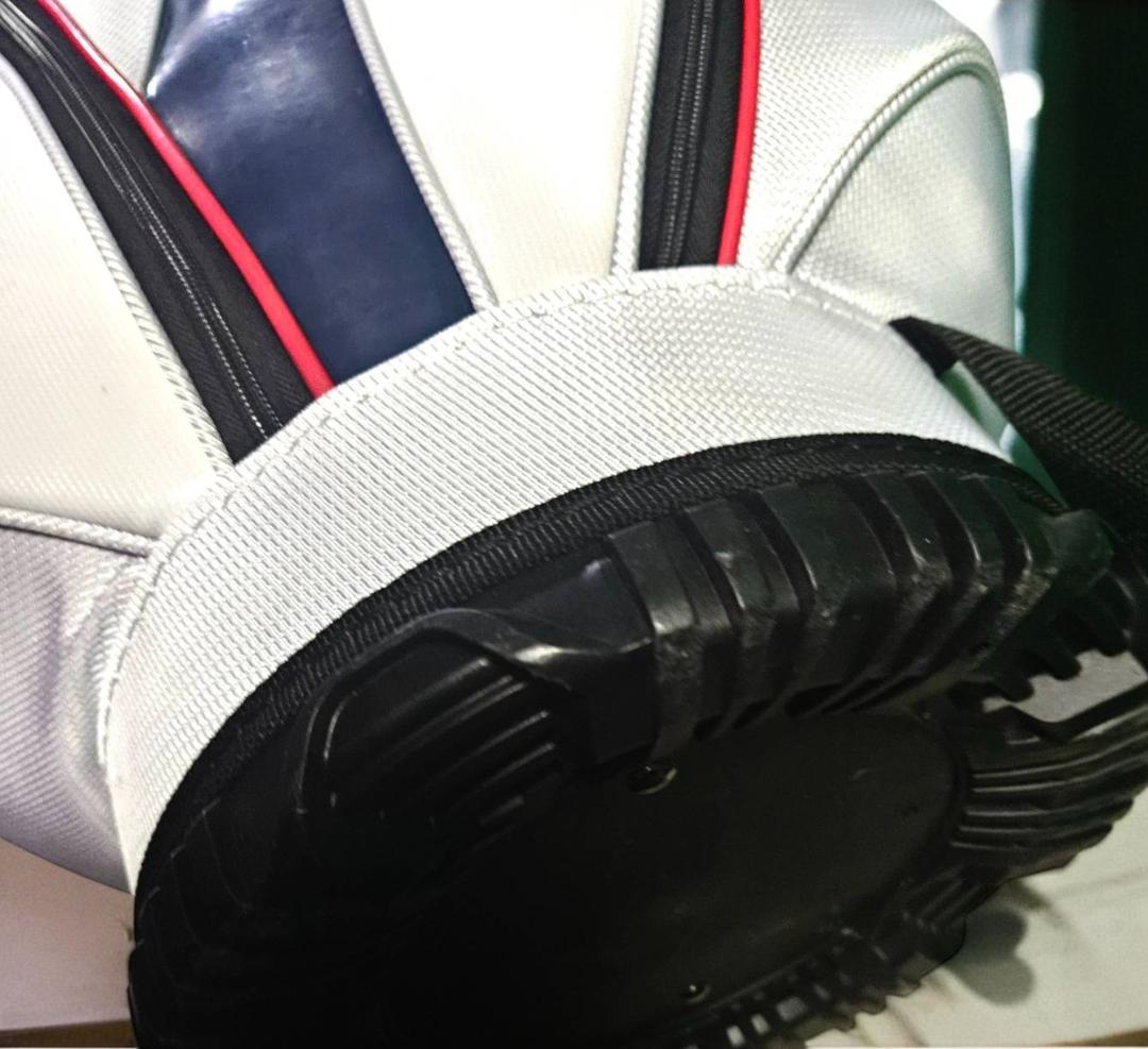 送料無料/超美品　adidas ゴルフバッグ トリコロール