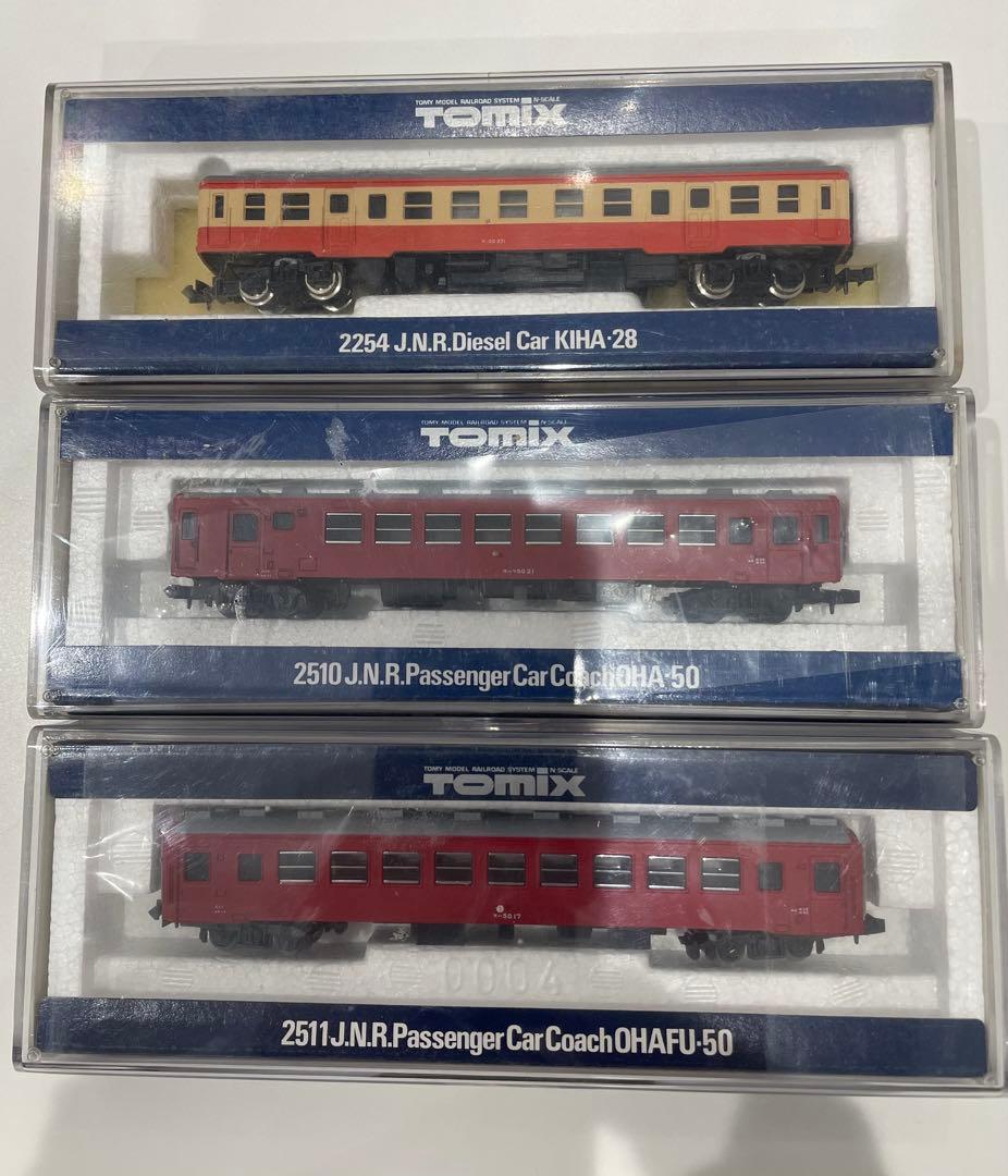 TOMIX オハ50形、オハフ50形、代車駆動