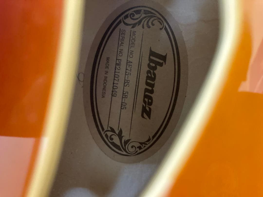 Ibanez AF75-BS フルアコ