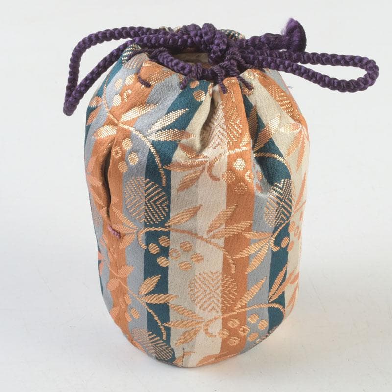 茶道具　元和年代作　古唐津　朝鮮唐津茶入　大徳寺　方谷浩明極め箱　V　9339