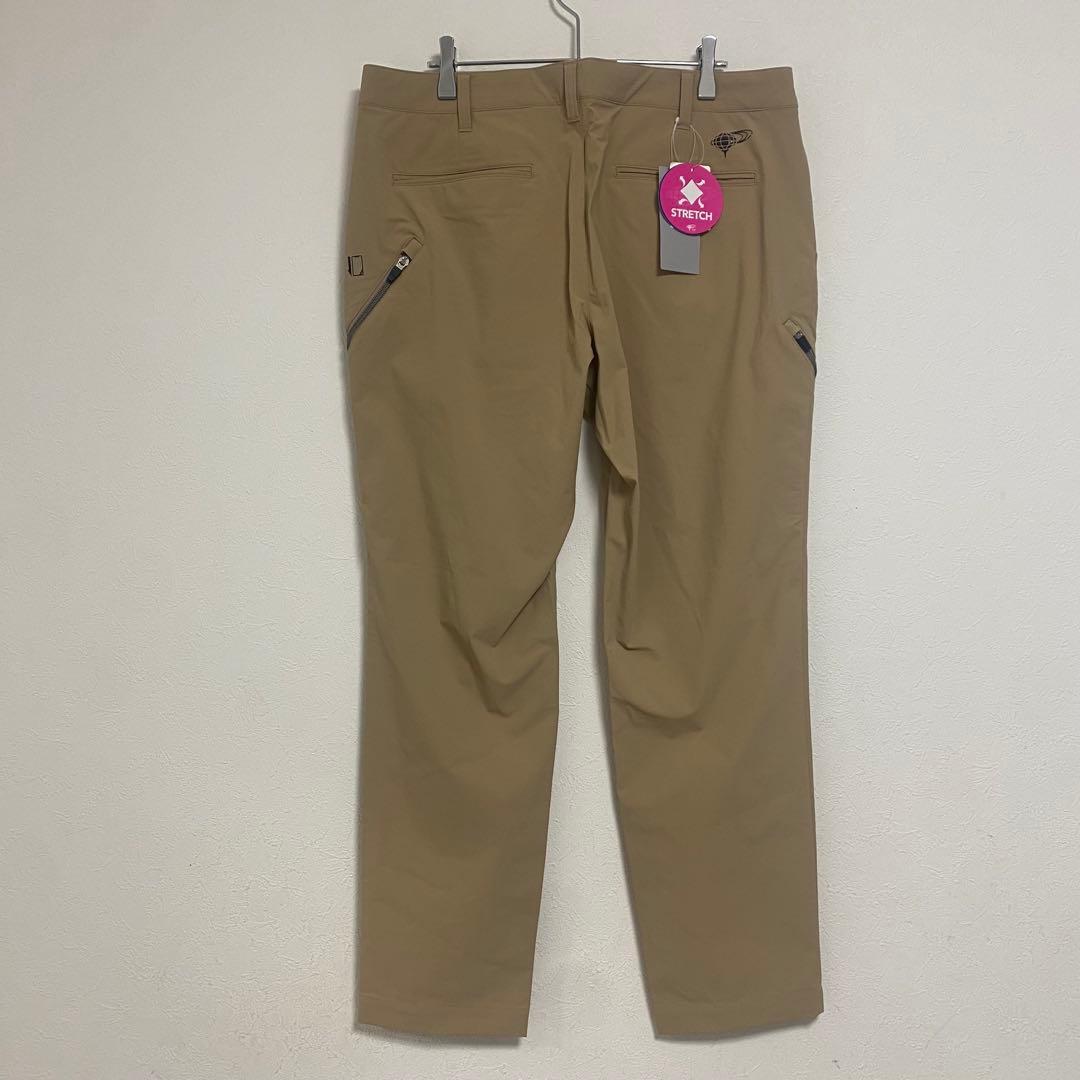 a771 ビームスゴルフ タグ付 定価19000円 ゴルフパンツ ベージュ XL