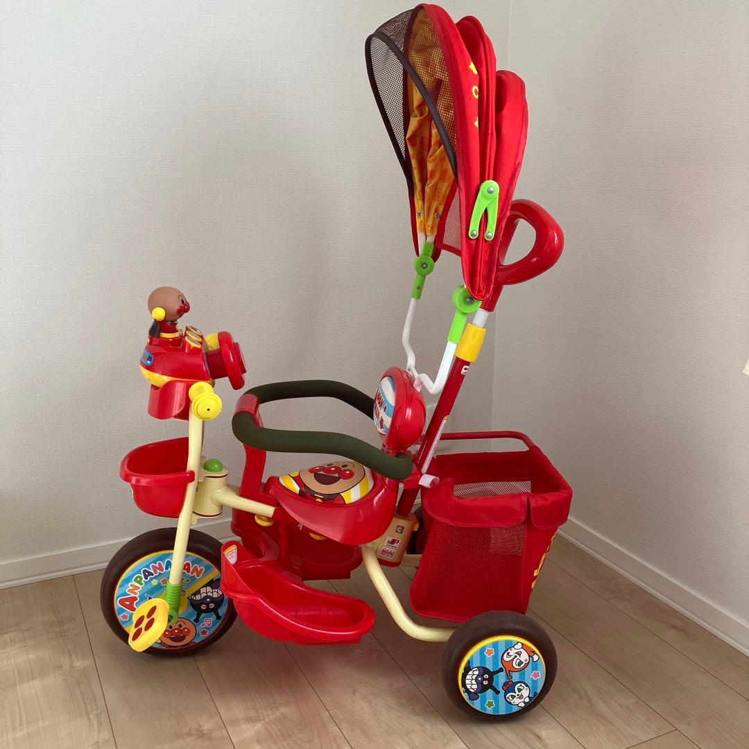 それいけ！ アンパンマン デラックス 三輪車 赤