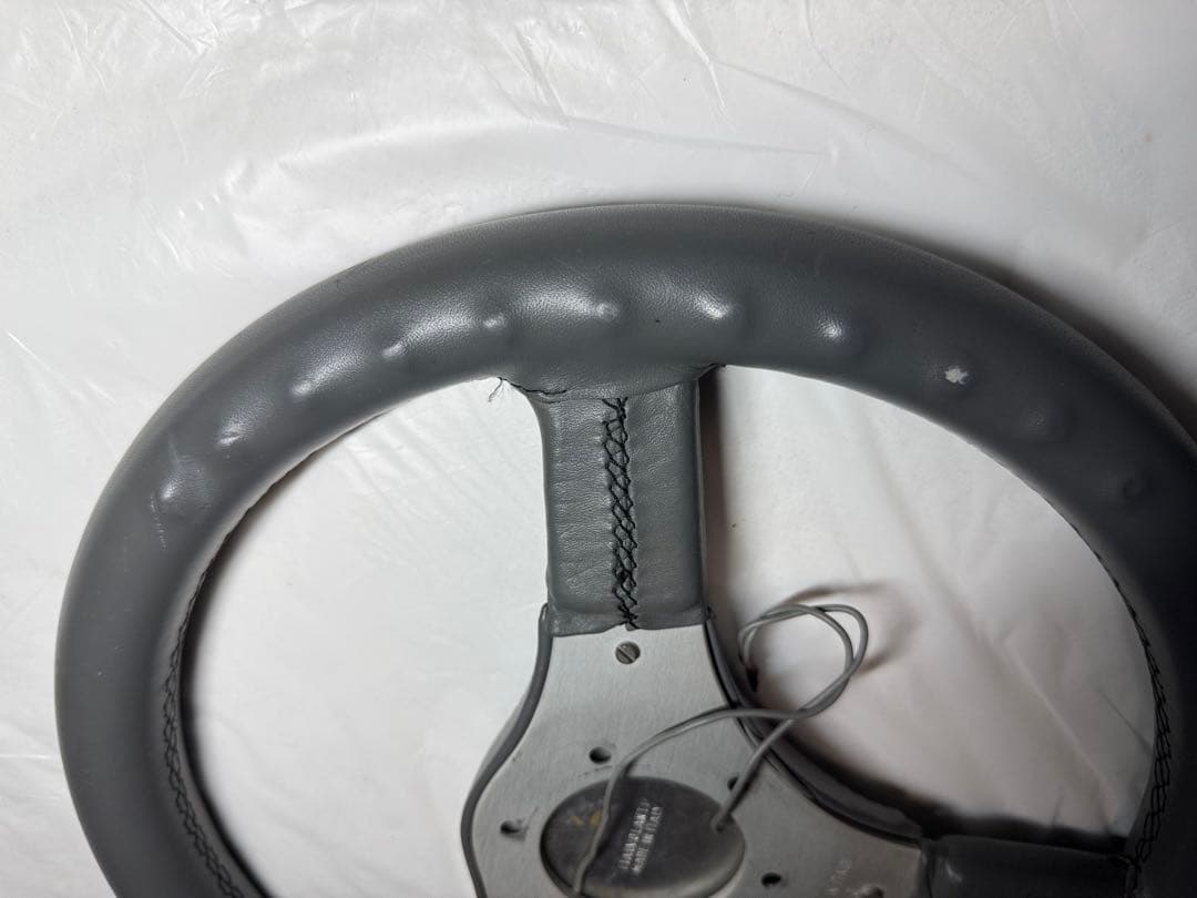 イタルボランテ Pasta レザーステアリング 当時物