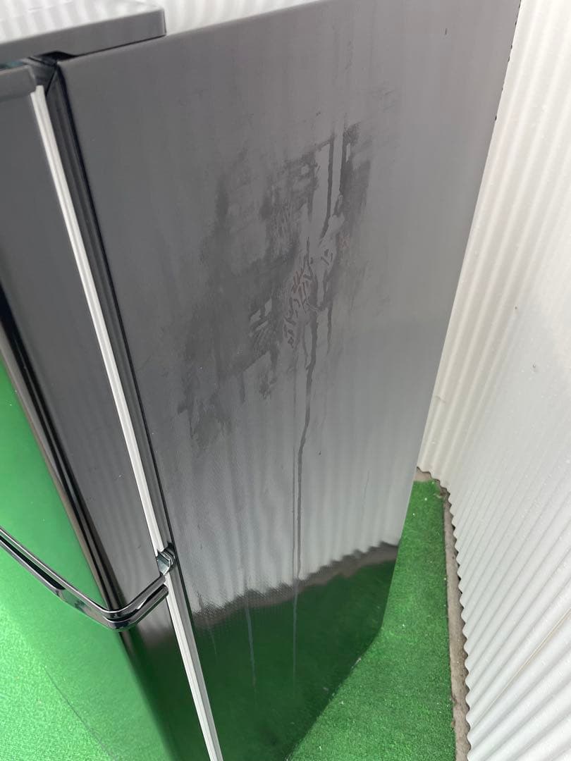 925 ハイアール 130L ブラック 2ドア冷蔵庫 スリム幅 一人暮らし 単身