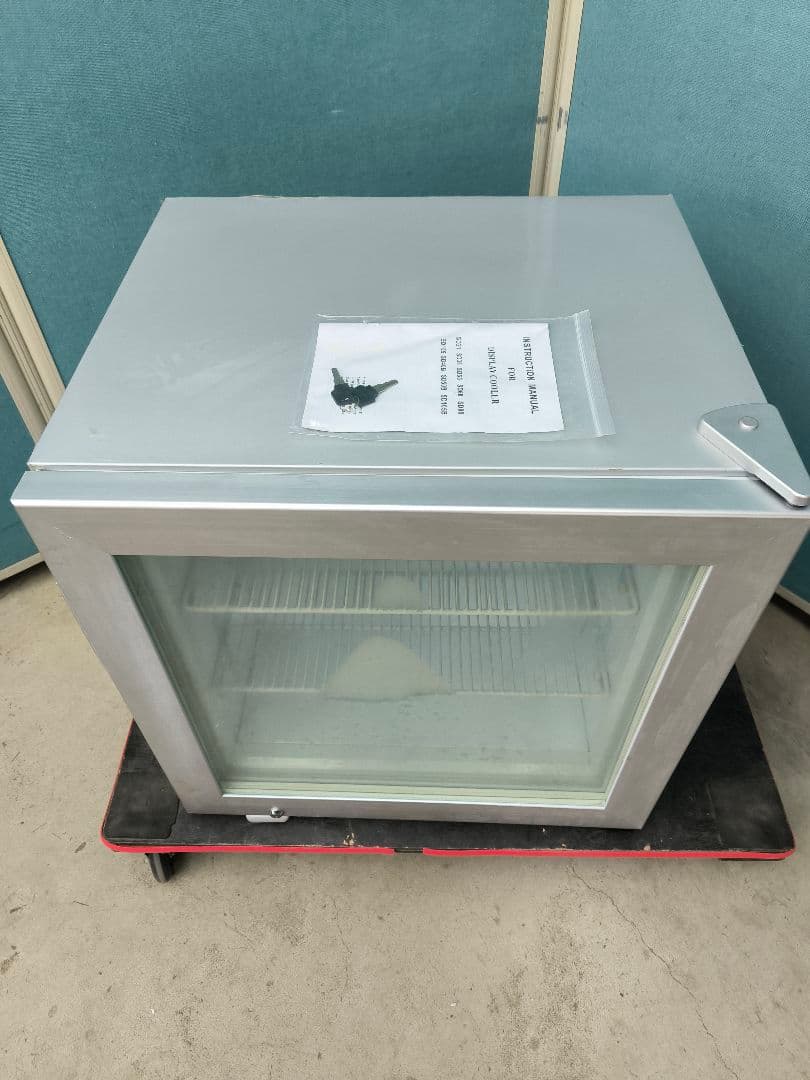 ディスプレイ冷凍庫 55L LEDライト ガラス扉 前開きフリーザー 　SD55