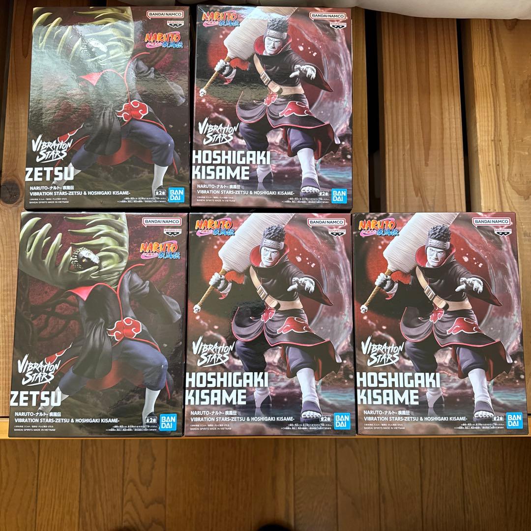 Vibration Stars ナルト 鬼鮫　ゼツ フィギュア　5体セット