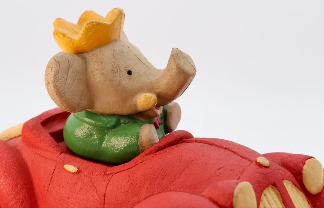 象のババール BENDY スクイーズ レアアイテム 全長約25cm ビンテージ品