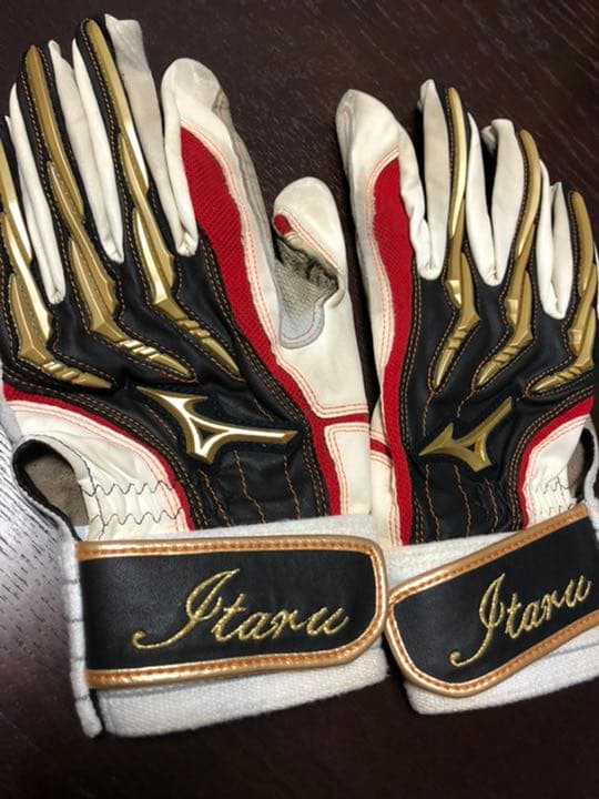 実使用 橋本到 バッティンググローブ 革手 巨人 楽天