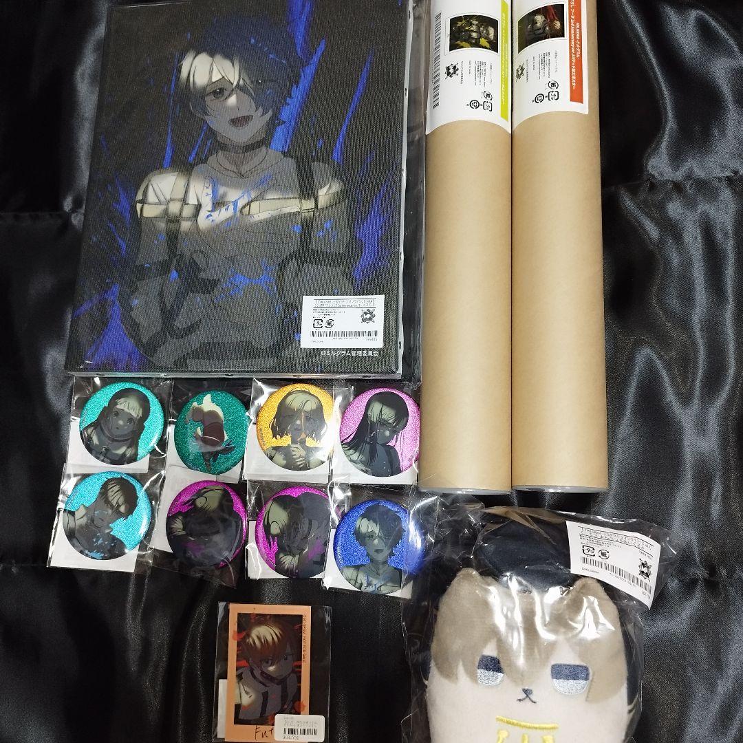 ミルグラム くじメイト セット 缶バッジ ぬいぐるみ ドロードロー