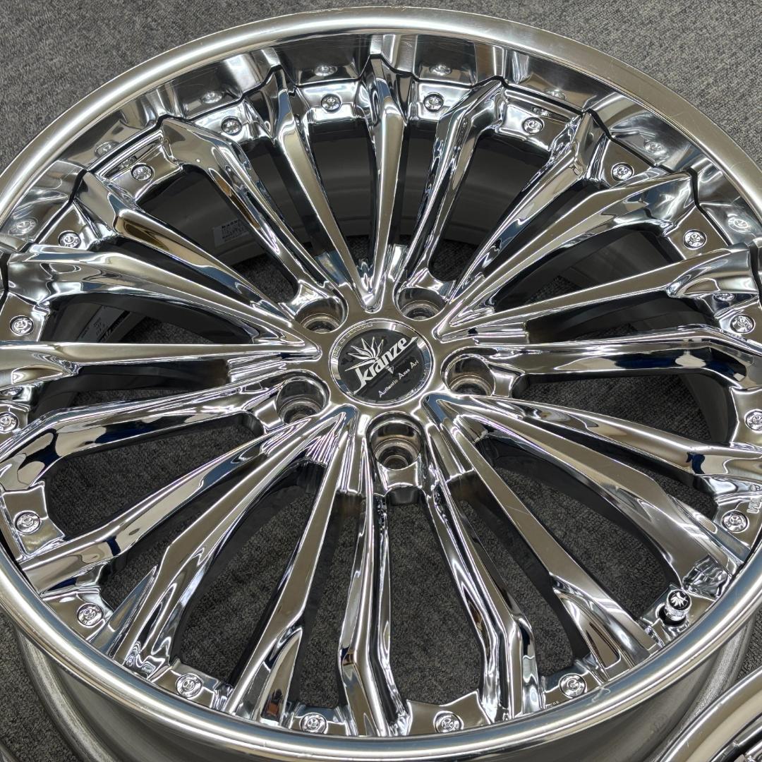 新品タイヤ付 weds クレンツェ フェルゼン アルファード ハリアー