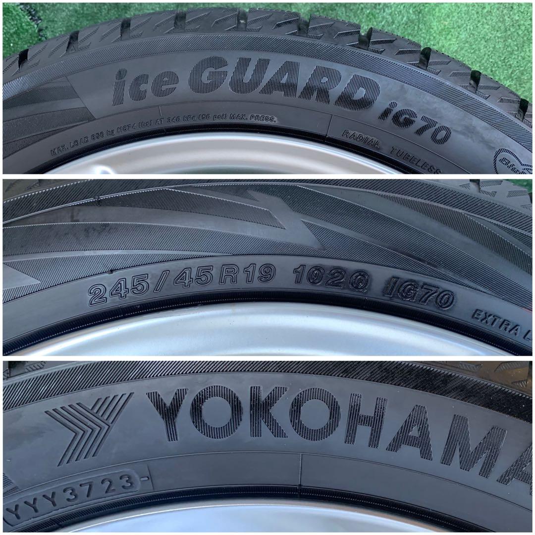 レクサスLS460 LS600純正19インチホイール ヨコハマスタッドレスタイヤ