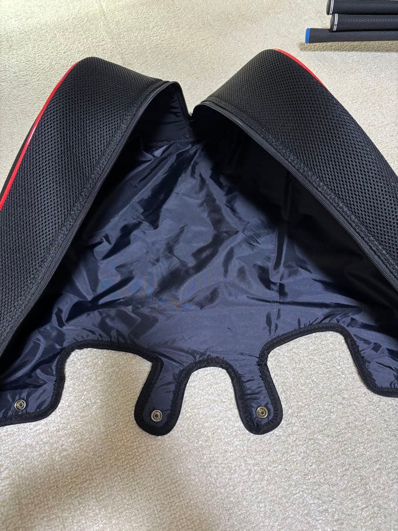 Srixon キャディバッグ ブラック/レッドGGC-S166 9.5型美品