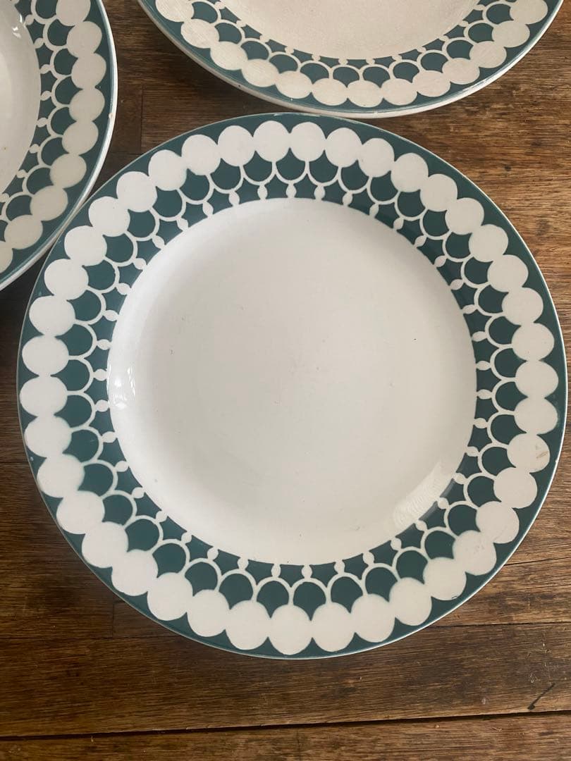 ‼️希少‼️フレンチアンティークDIGOINディゴワンサルグミンヌプレート3枚セット