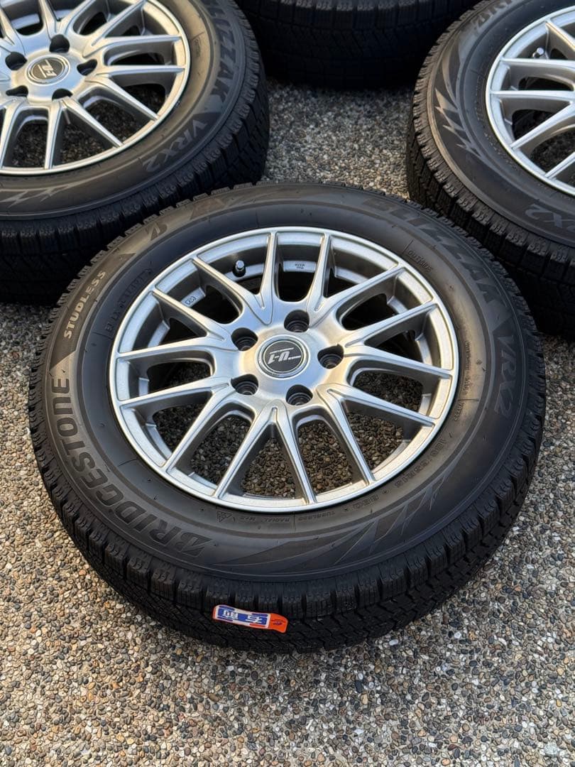 【美品】VRX2 185/65R15スタッドレス4本15×6J PCD114.3