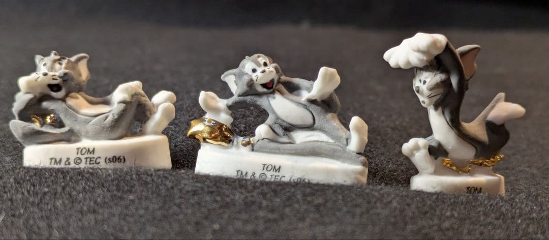 【超レア】陶製ミニチュア フェーヴ トムとジェリー コレクション 9個セット ⑯