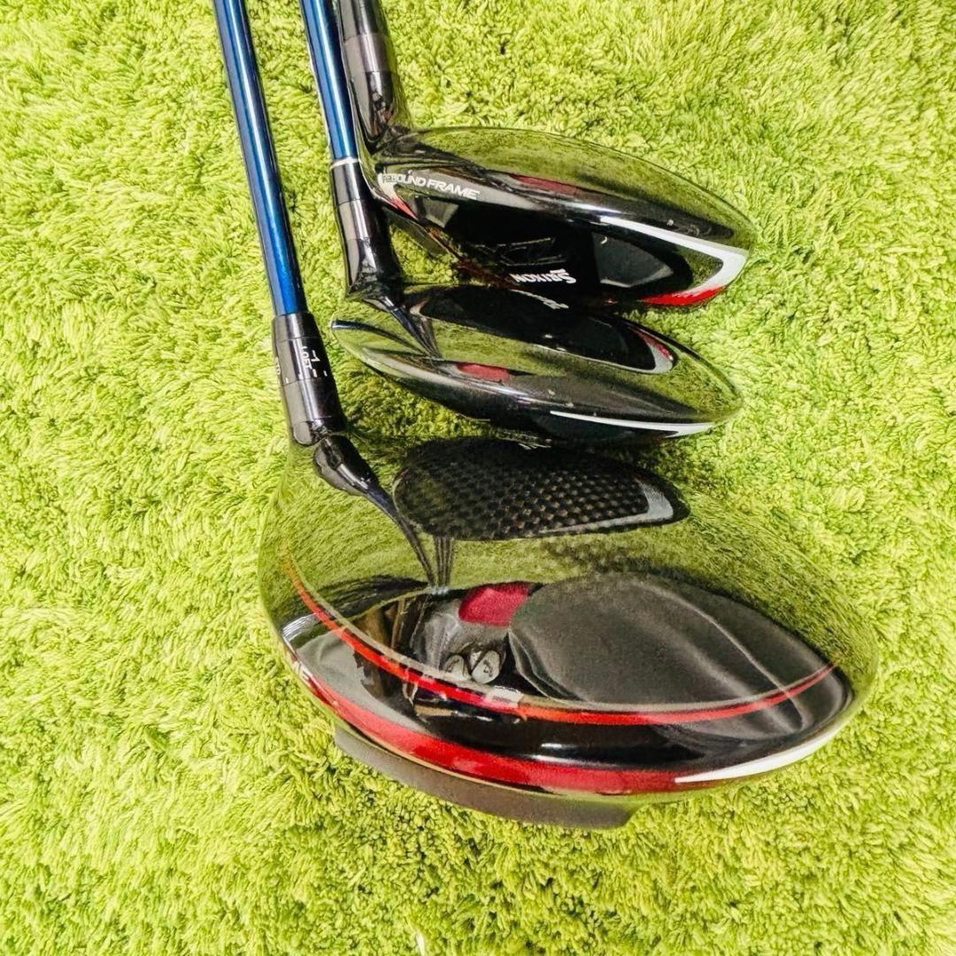 スリクソン　ZX　メンズ　ゴルフセット　11本　キャディバッグ　フレックスS