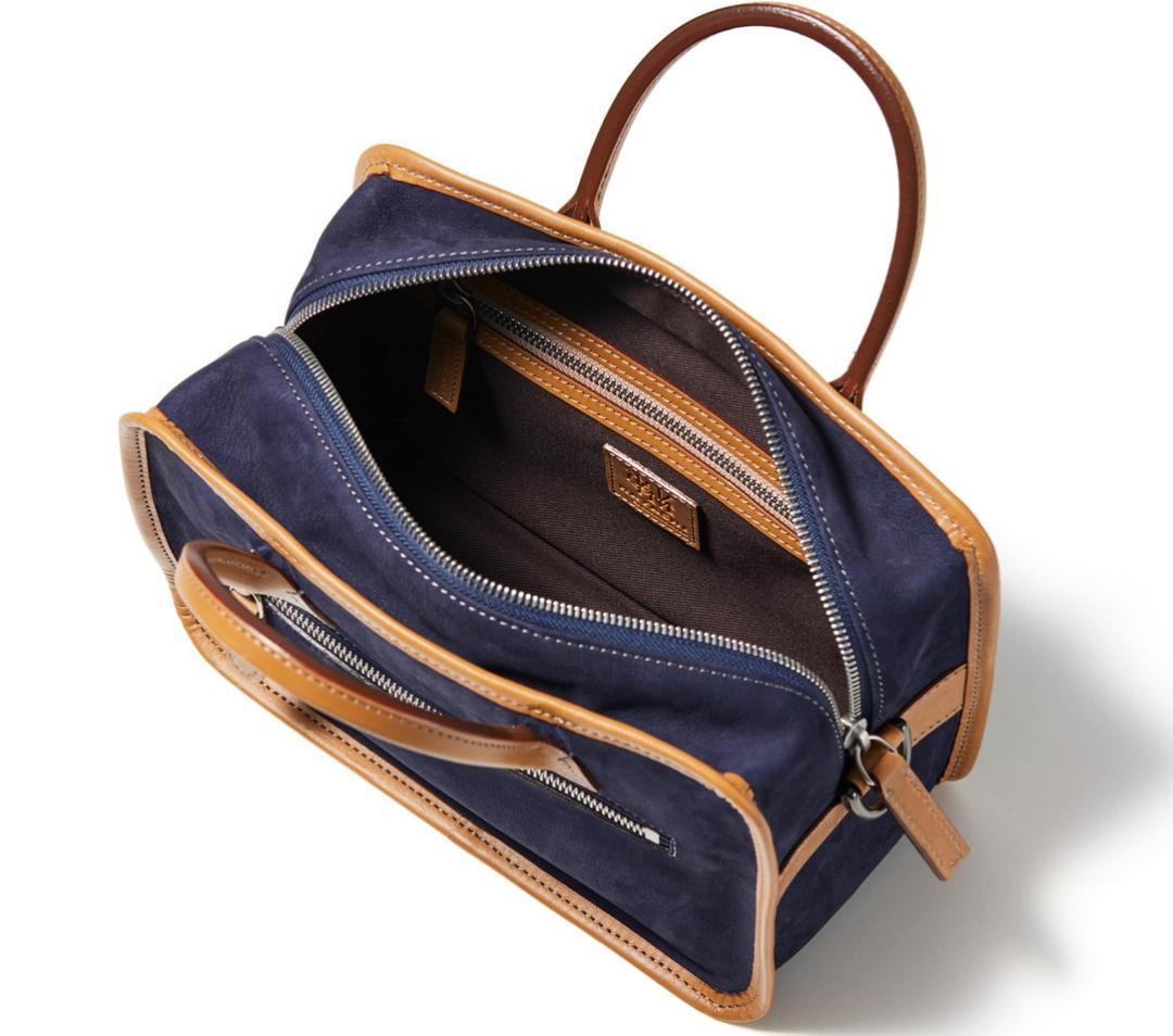 ココマイスター　COCOMEISTER　ダブルウッド・クラシカルミニボストン