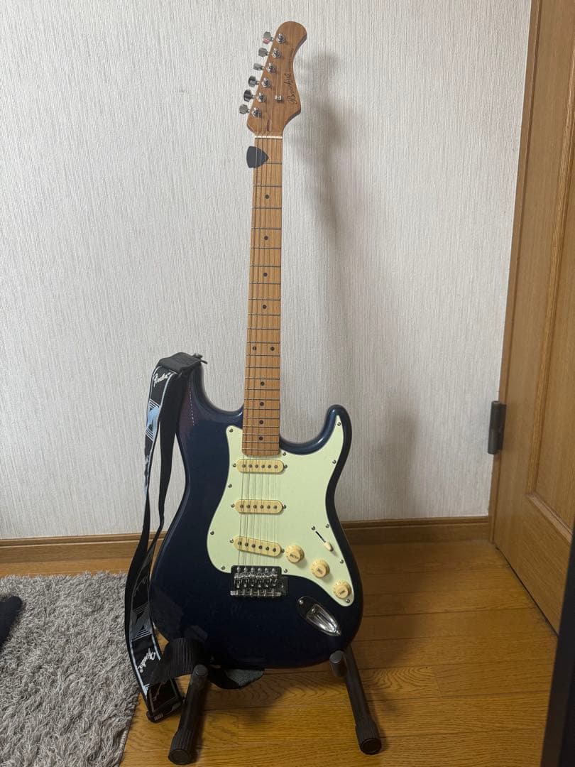 Bacchusエレキギター ネイビー おまけ付き