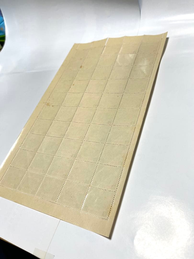 満州建国10年 2銭切手 建国神廟 1シート(50枚)×3シート(計150枚)