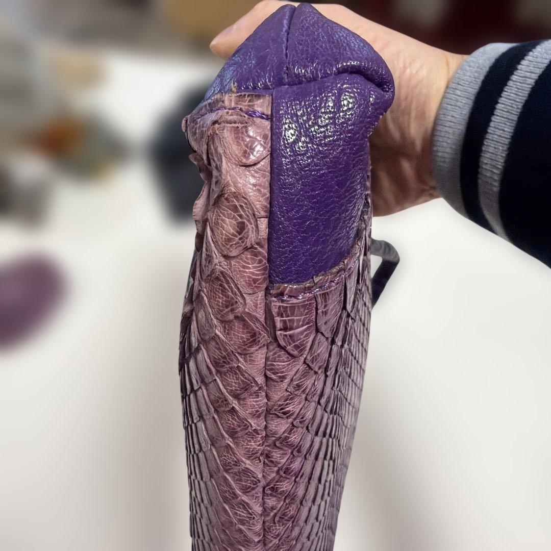 「はるさん専用〜ʕ•ᴥ•ʔ」IBIZA　美品！　パイソン　ハンドバッグとポーチ！