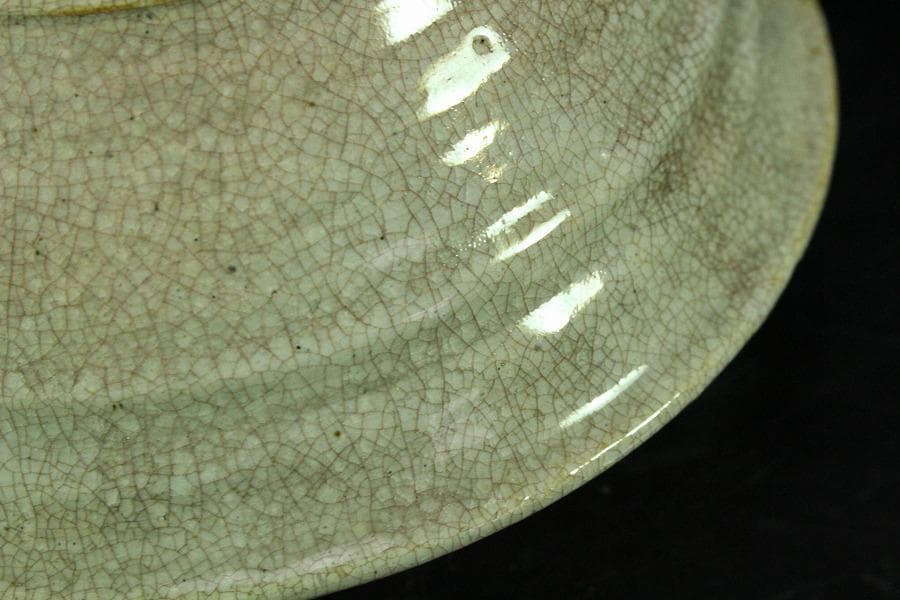 茶道具 九世 坂高麗左衛門 富士型 湯沸 萩焼 名門 窯元 共箱 K-XA867