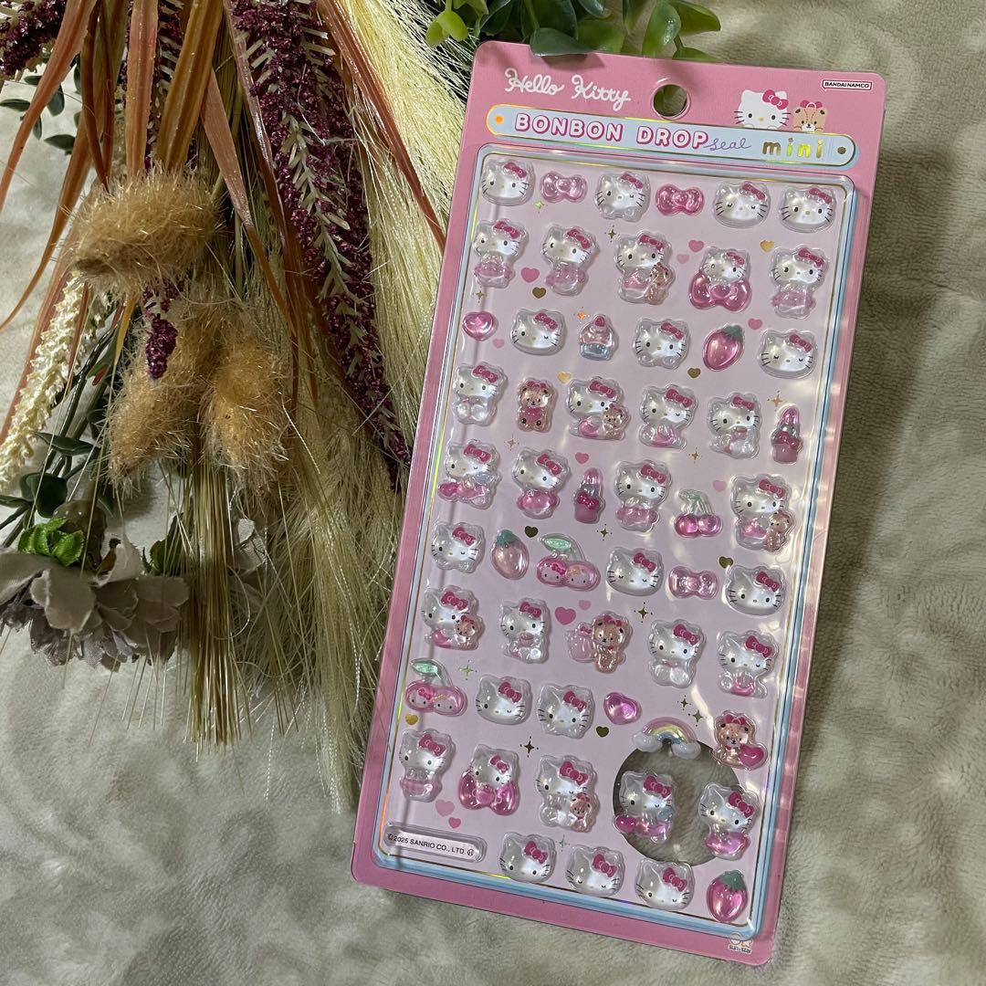 【正規品】ボンボンドロップシール　ミニ　ハピダン　クロミ　プリン　キティ　大