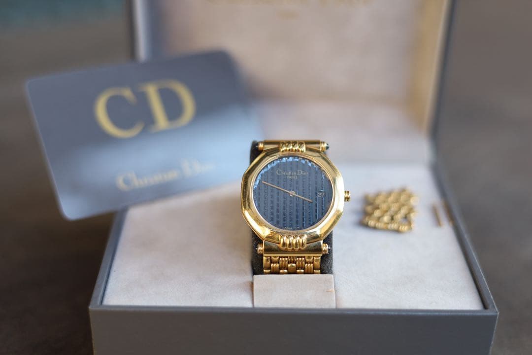 Dior ディオール　スウィングドレス オクタゴン箱付 稼働品　腕時計