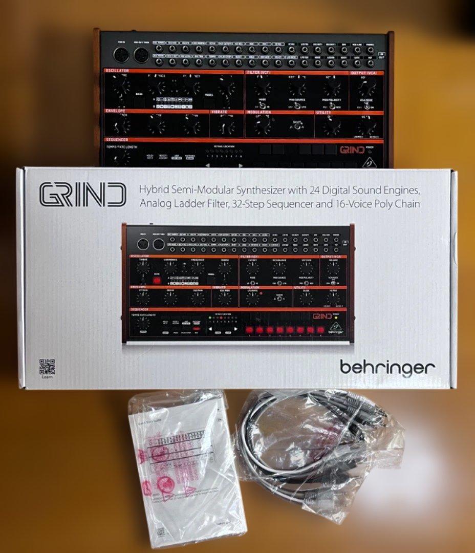 BEHRINGER GRIND セミモジュラーシンセサイザー・DAW・DTR