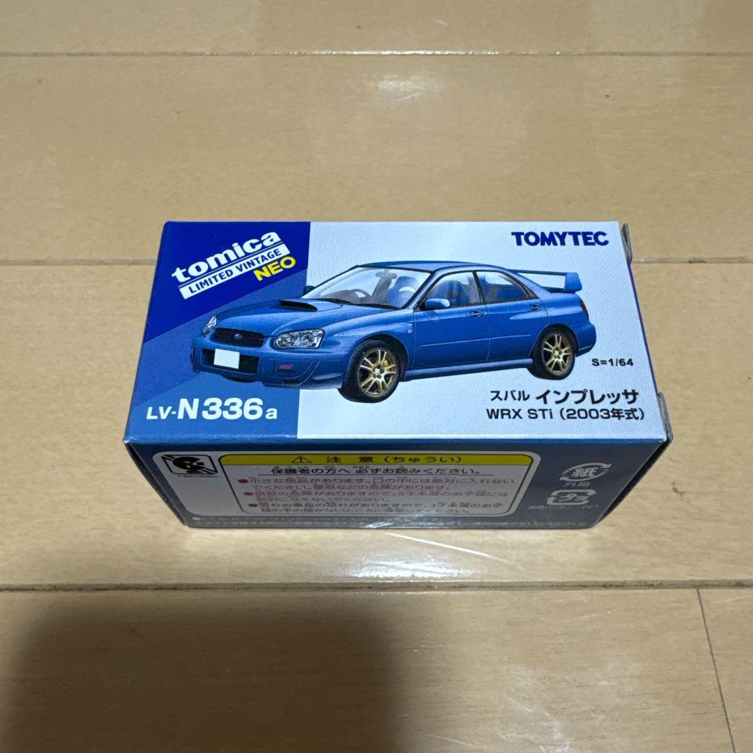 インプレッサ WRX STIトミカリミテッドヴィンテージ ネオ　GDB