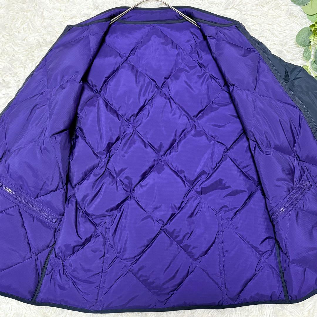 極美品★KENZO ケンゾー ダウンジャケット リバーシブル M相当 ネイビー