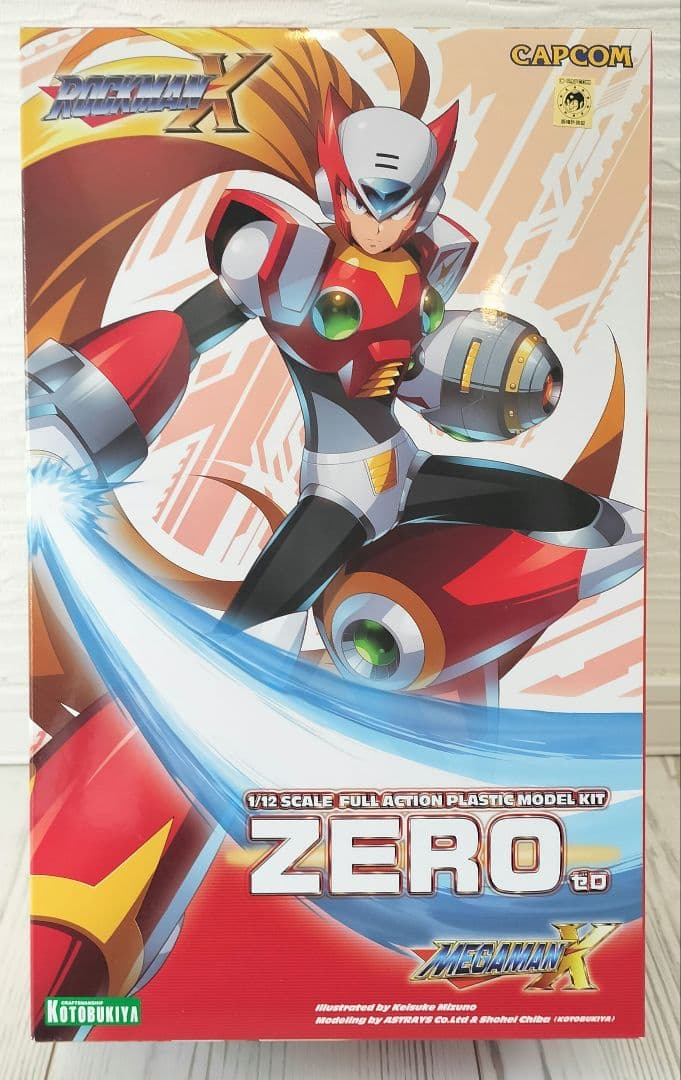 新品 希少 コトブキヤ ロックマンX ゼロ 1/12スケール プラモデル