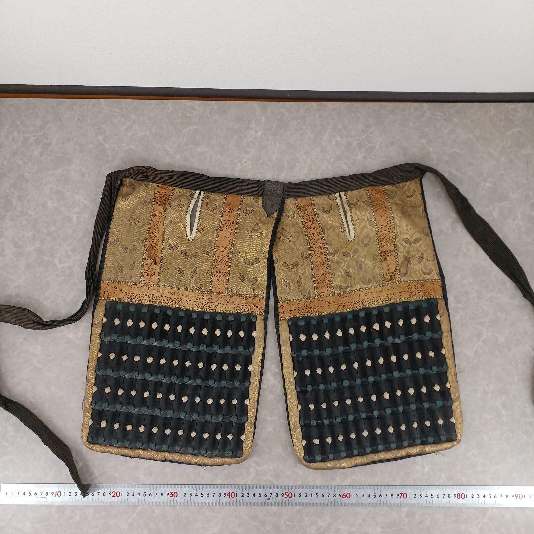 送料込み☆甲冑/等身大/武具【鎧兜一式】木製組み立て式 甲冑展示台付き