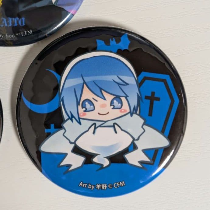 KAITO 缶バッジ Halloween Mad Tea Party 初音ミク
