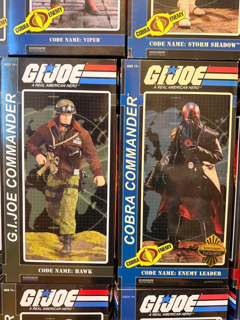 サイドショウ 1/6 コブラ とG.I.ジョー　25体セット + コブラの王座付